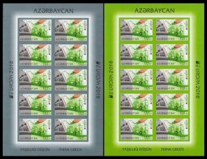 2016 Azerbaijan 1140KL-41KLb Europe CEPT (edition 20) 700,00 €