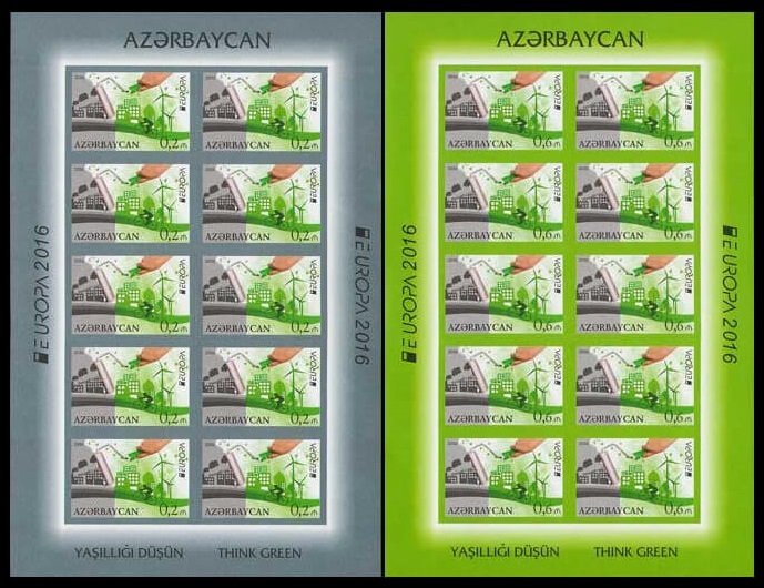 2016 Azerbaijan 1140KL-41KLb Europe CEPT (edition 20) 700,00 €