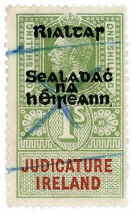 (I.B) George V Revenue : Judicature Ireland 1/- (Provisional Government OP)