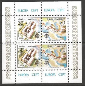 TURKEY SGMS2779 1982 EUROPA MNH