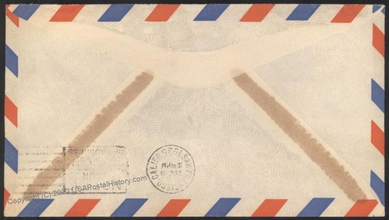 Hawaii USA 1935 Honolulu Territorial Airmail Cover 109177