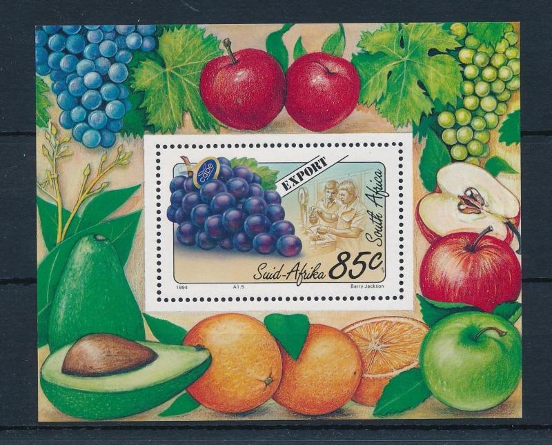 [58383] South Africa 1994 Export wine grapes Apples Vin  MNH Sheet
