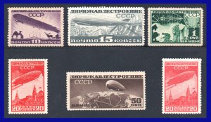 1931 - 1932 - Rusia - Scott  n  C 20 / C 25 - MNH - Lujo - RU- 66 - 01