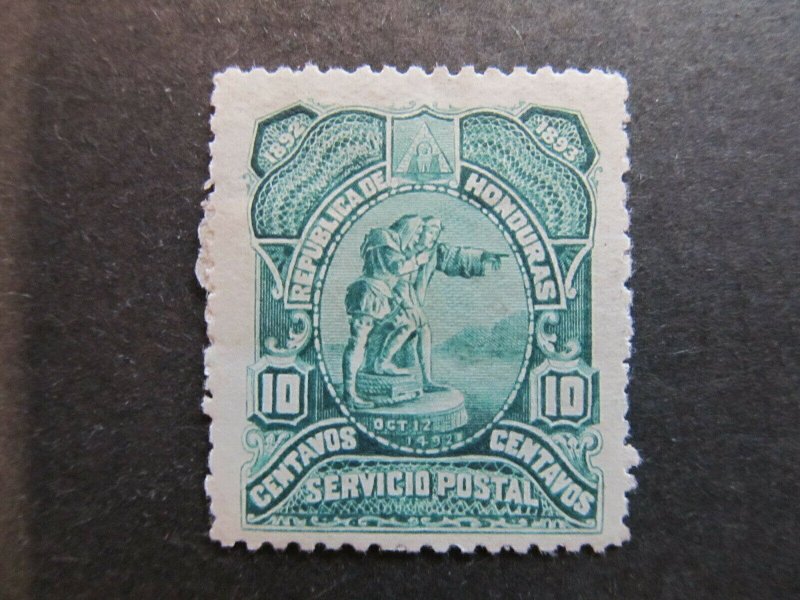 A4P11F7 Honduras 1892 10c mh*