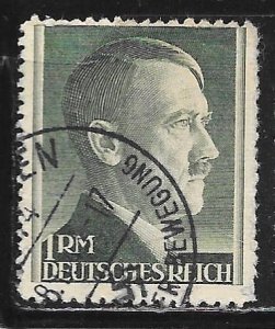 Germany 524a: 1m Adolf Hitler, used, F