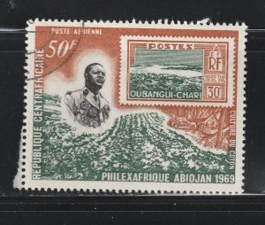Central African Republic C65 Set U Stamps On Stamps (B)