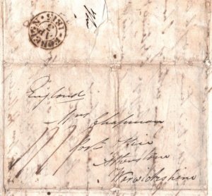 FRANCE/GB Cover  Historic MILITARY LETTER 1815 *NAPOLEON* & NEY 95th Rifles A4H9