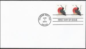 US 4996 Coastal Birds Frigatebird (coil) CDS FDC 2015