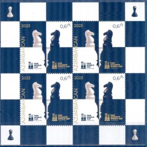 Azerbaijan 2023 Chess FIDE World Cup sheet MNH