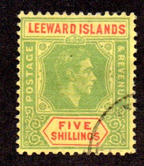 LEEWARD ISLANDS 113 USED SCV $18.00 BIN $7.20 ROYALTY