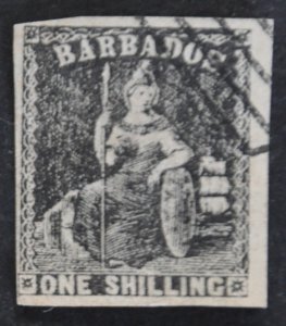 DYNAMITE Stamps: Barbados Scott #9 – forgery