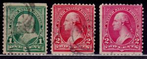 United States, USA, 1897, Franklin & Washington, used
