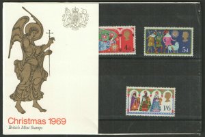 1969 Christmas Presentation pack UNMOUNTED MINT