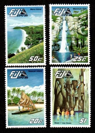 Fiji # 527-530 Mint NH Expo 85!