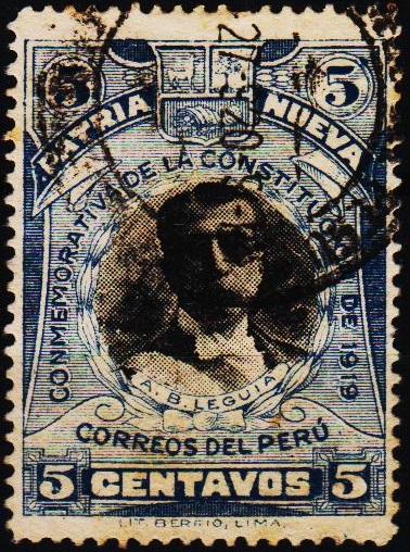 Peru. 1920 5c S.G.417 Fine Used