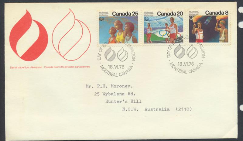 FDC Olympics  SG 842 / 844  SC# 681 / 683 SPECIAL - please read details - Mon...