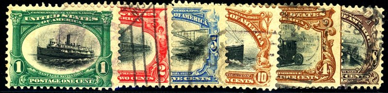 U.S. #294-299 USED SET