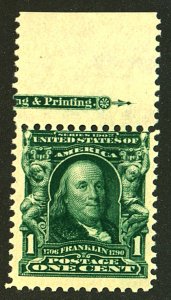 U.S. #300 MINT OG NH