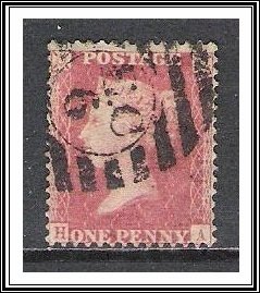 Great Britain #20 (HA) Penny Red Used