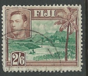 Fiji # 130  George VI - 2sh6d. River Scene       (1)  VF Used