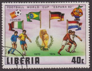 Liberia 890 World Cup Soccer 1981