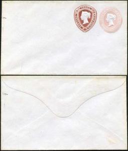 ESC25 QV 1d Lilac 1 1/2d Brown (29.7.89) Compound Envelope Mint