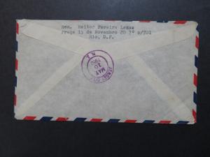 Brazil 1952 Airmail Cover to USA / Sm Bottom Tear - Z8391