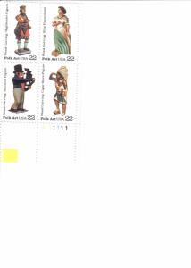 Scott US # 2240-43, MNH Plate block of 4