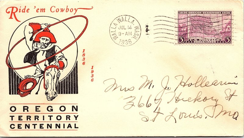 United States, Washington, First Day Cover