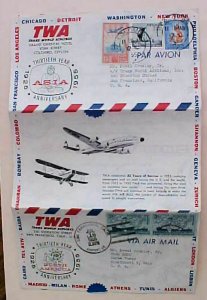 CEYLON  MIXED USA FLIGHT 1965 