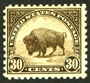 U.S. #569 MINT OG VLH