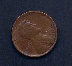 1910 Lincoln Wheat Back Cent, Coin Liquidation by PBS Stamps