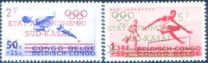 South Kasai. Sport. 1961 Rome Olympics.