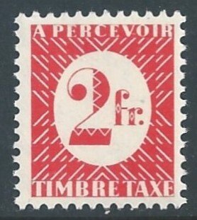 French Colonies #J29 NH 2fr 1945 Postage Due