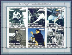 Benin 2002 Music Rock Singer Elvis Presley II Sheet MNH Private