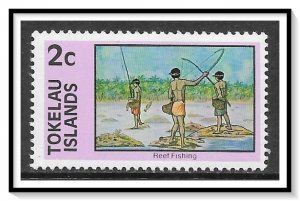 Tokelau #50 Reef Fishing MNH