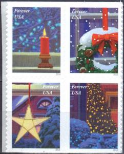 #5145-48  'Christmas Windows'  Blk-4(Forever)