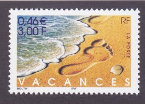 France 2828 MNH 2001 Vacation Issue Very Fine