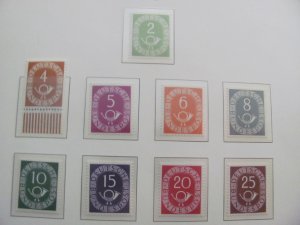 GERMANY MNH 1949-1972 (4) LIGHTHOUSE & SCHAUBEK ALBUMS COMPLETE  SIGNED (38)