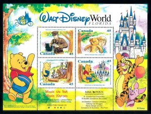 [90963] Canada 1996 Disney Winnie The Pooh Bear Souvenir Sheet MNH