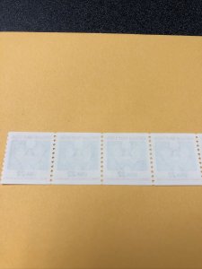 US SC # O136 Official Mail  - DULL - Finish Gum - Coil Strip Of 5 / MNH