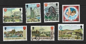 Great Britain Isle of Man Mini Lot of 7 Stamps 2019 CV $9.60