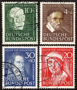 Germany Stamps # B320-3 Used XF Scott Value $110.00