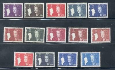 Greenland Sc 120-33 1980-1980 Queen long stamp set mint NH