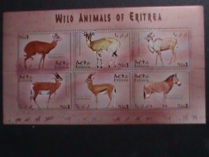 ​ERITREA -2001 SC#352 RARE WILD ANIMALS-MNH S/S -VF WE SHIP TO WORLD WIDE