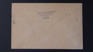 1929 Lakehurst USA Graf Zeppelin LZ 127 round World Flight cover To Tokyo Japan