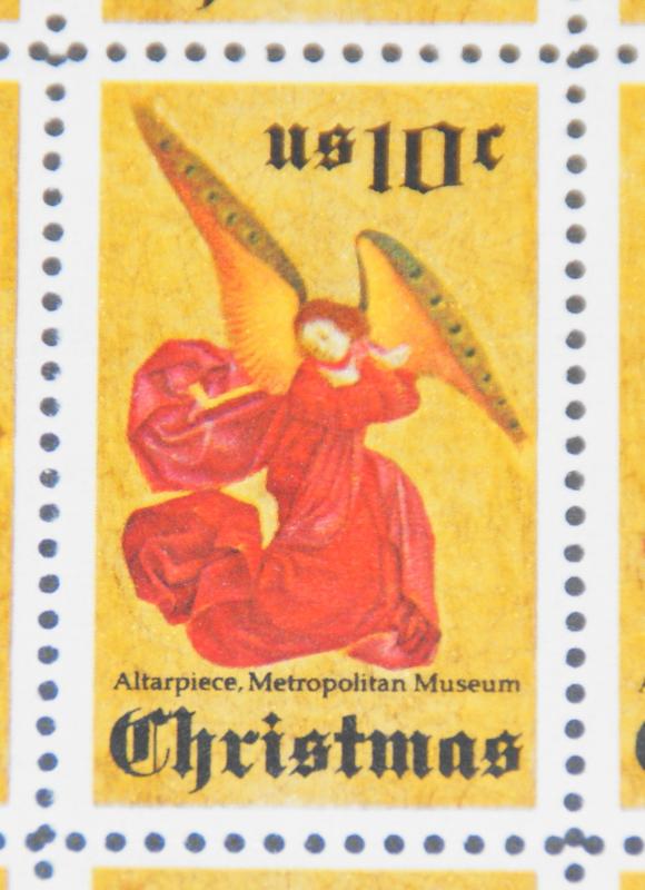 1974 sheet, Christmas Angel Sc #1550