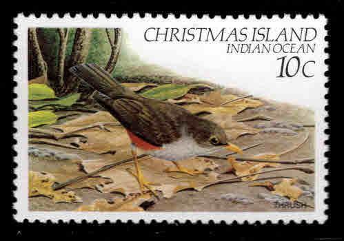 Christmas Island Scott 122 MNH** Thrush