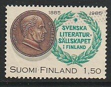 1984 Finland - Sc 701 - used VF - 1 single - Swedish Literature Society