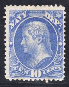 US STAMPS #O40 10c OFFICIAL MINT OG H $210 LOT #79608-3